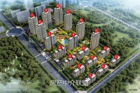 江南府邸3室2厅2卫114m2毛坯房